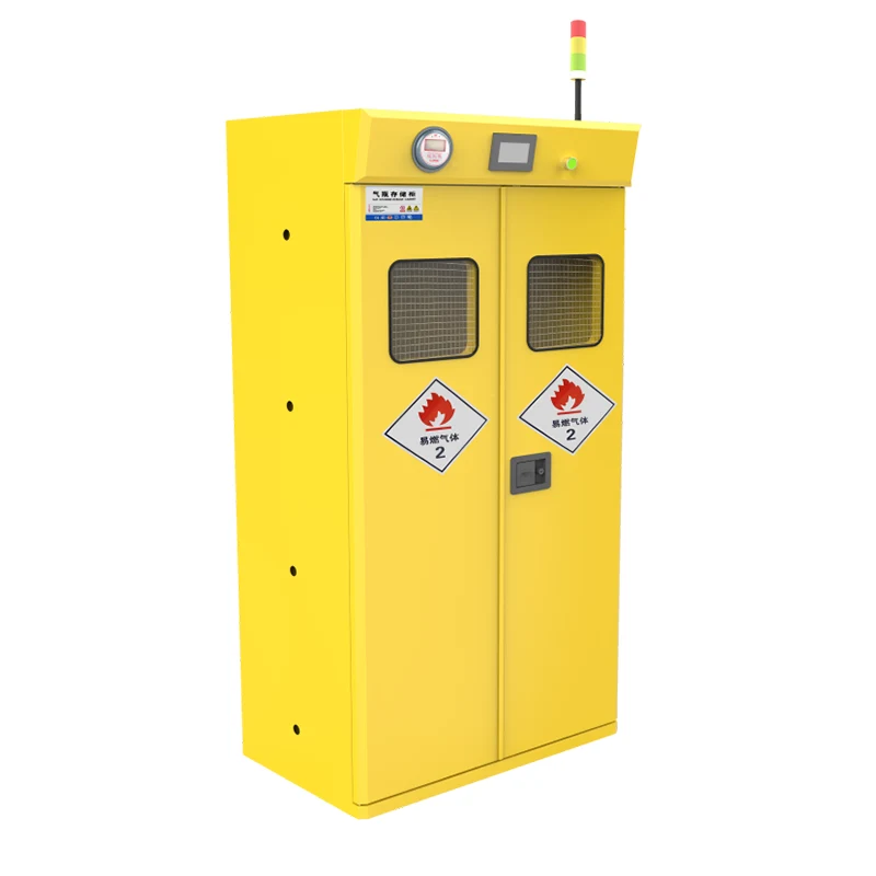 Intelligent Double-bottle Explosion Proof Gas Cylinder Storage Cabinet